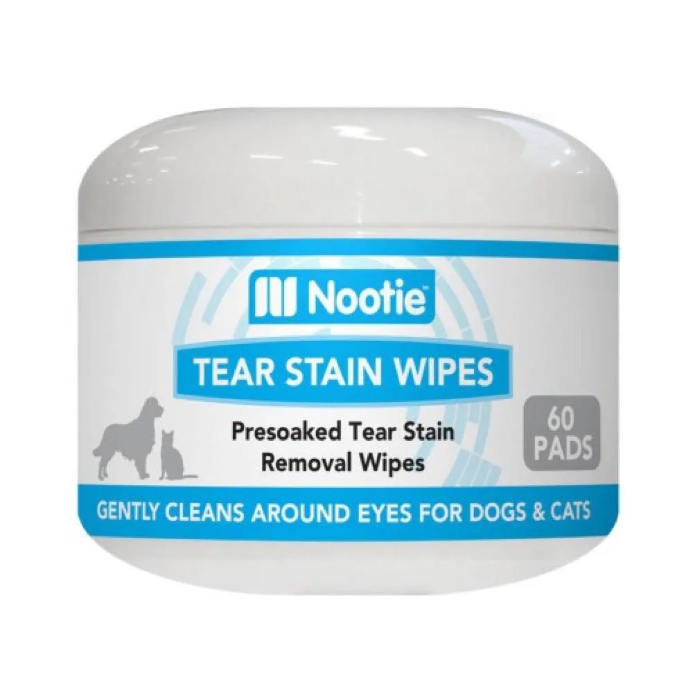 Nootie Tear Stain Wipes For Cats & Dogs 60pcs