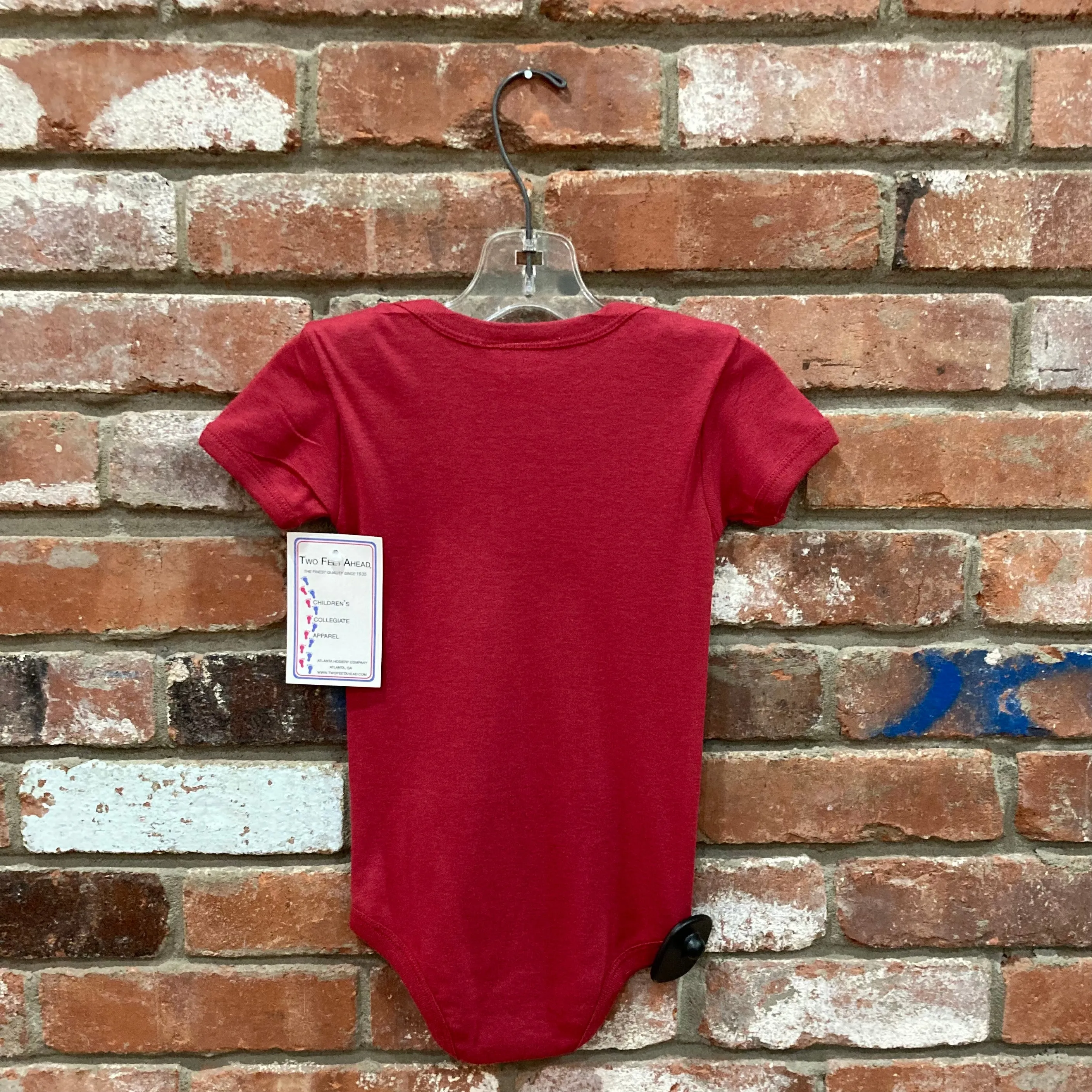 Onesie - Red with Lap Shoulder