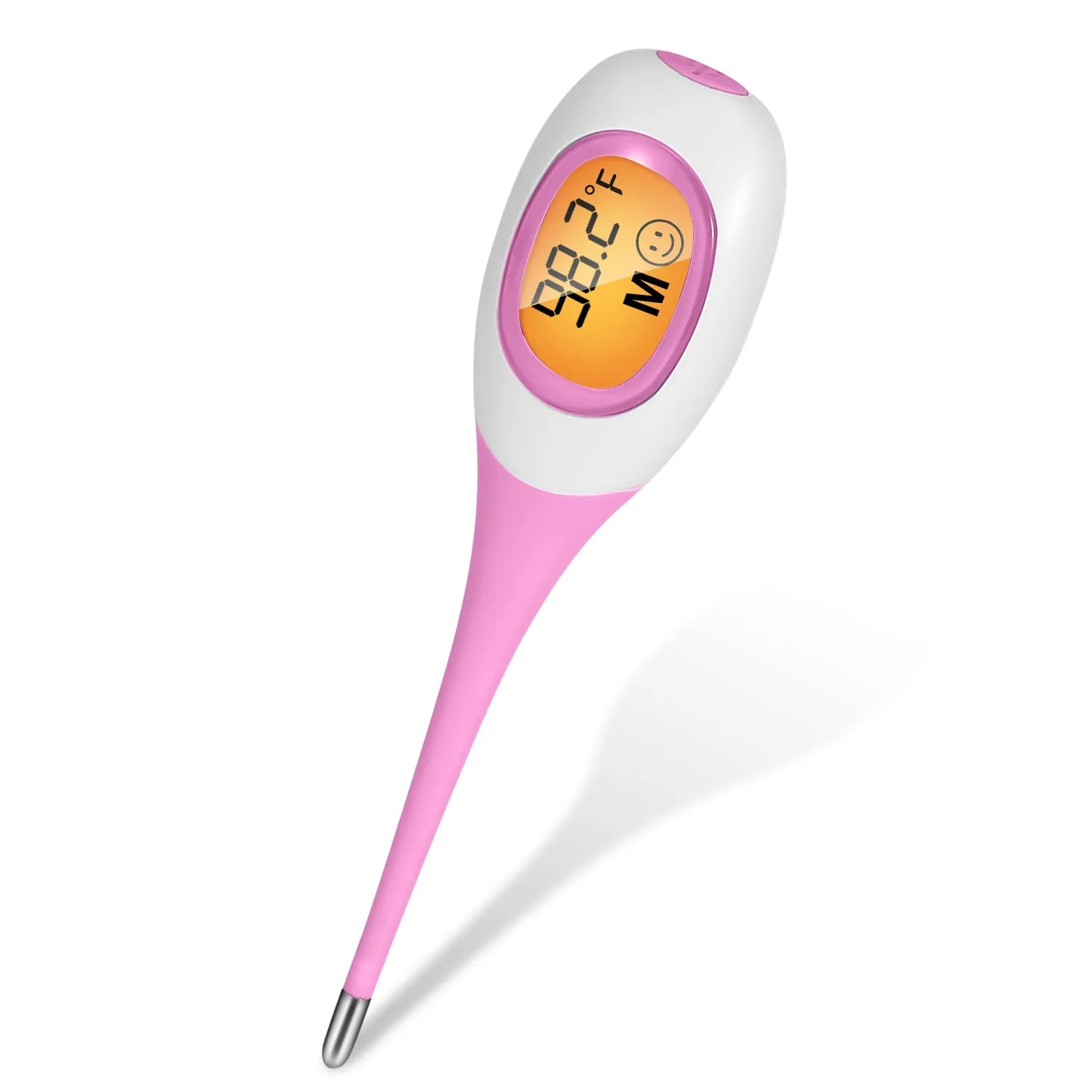 Oral Thermometer Body Thermometer Oral Rectal Underarm Temperature Thermometer C/F Switchable Accurate Fast Temperature Reading Fever Thermometer for