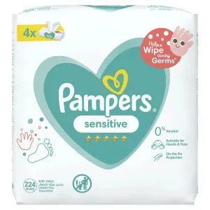 Pampers Baby Wipes Sensitive (4x56's)