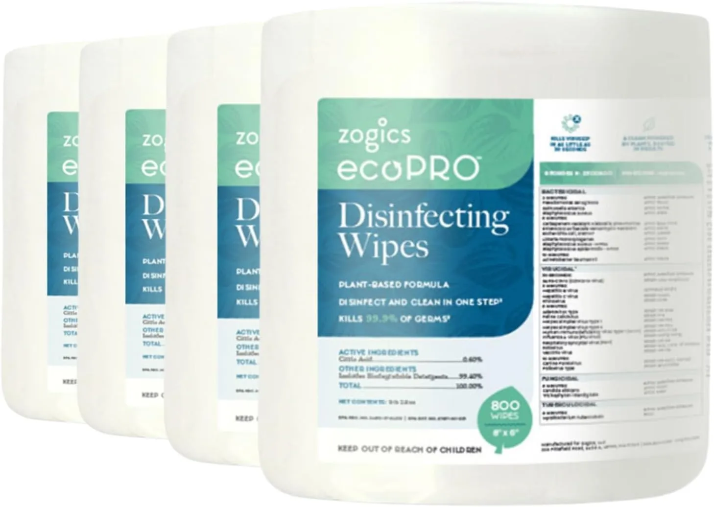 Plant-Based Disinfecting Wipes – Eco Friendly Wipes for Cleaning and Disinfecting Surfaces