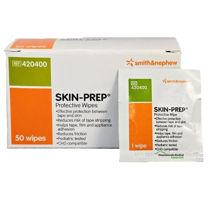 Skin Prep Pads Protective Wipes 50/Box