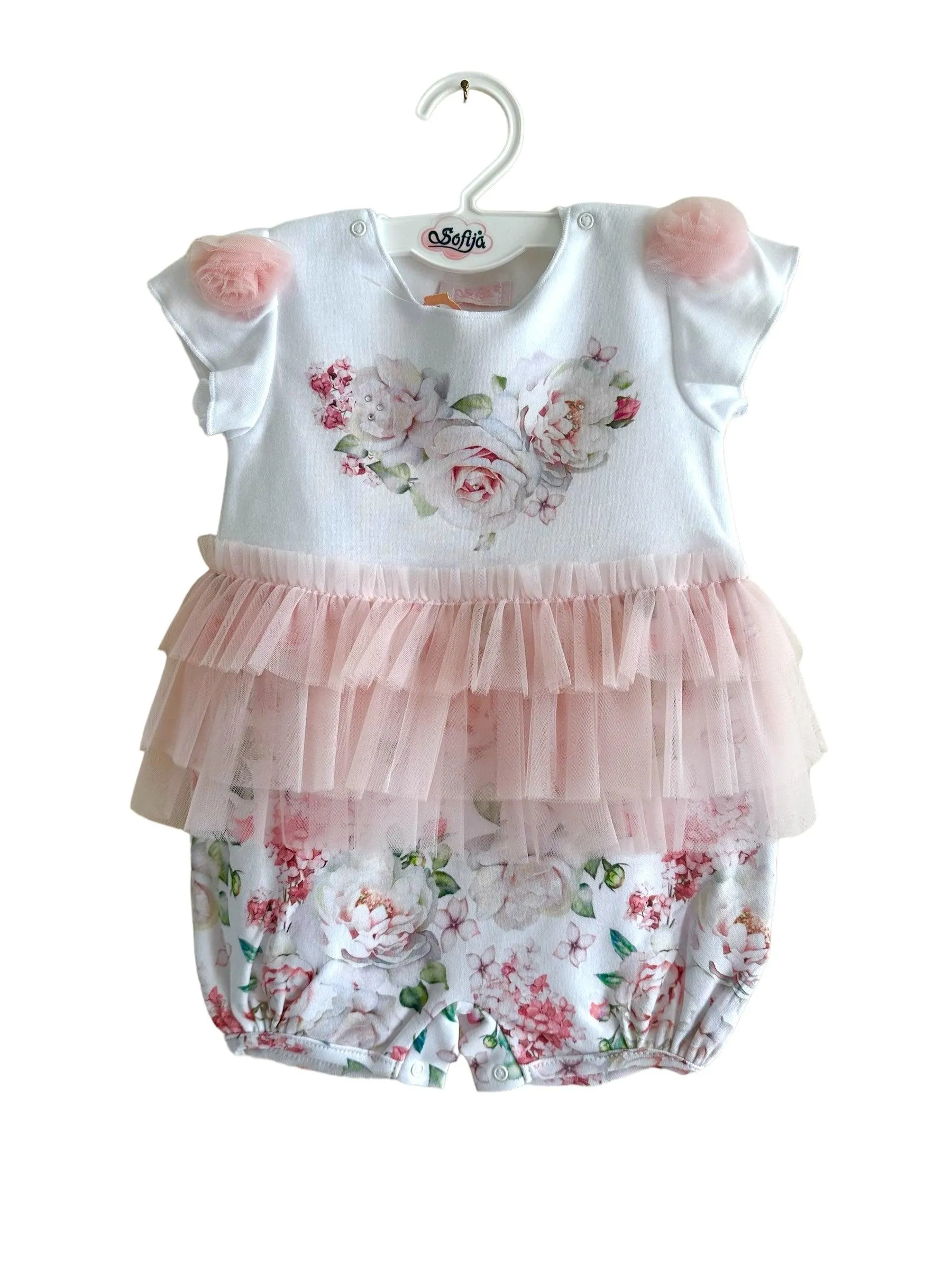 Sofija - Baby Girls POLA Shorty Babygrow