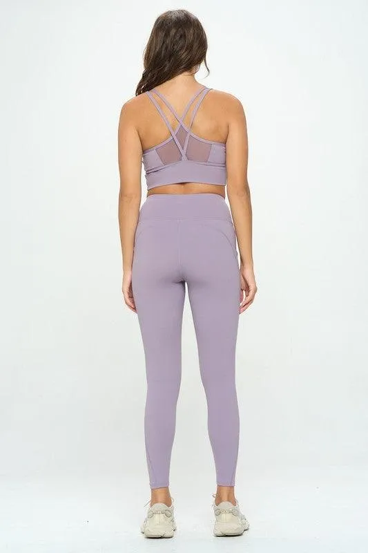 Solid Color Activewear Set