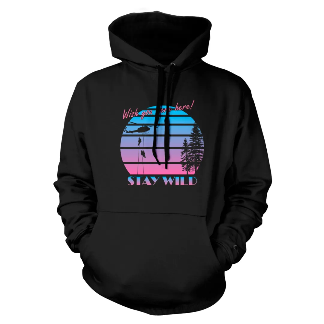 STAY WILD HELO - HOODIE