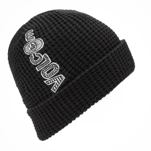 STONE BAR BEANIE BLACK