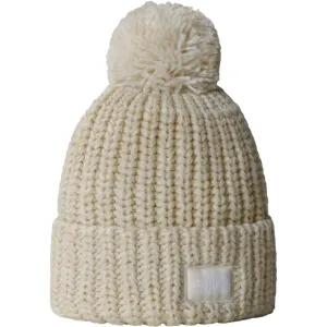 The North Face Cozy Chunky Cabin Beanie Gardenia White