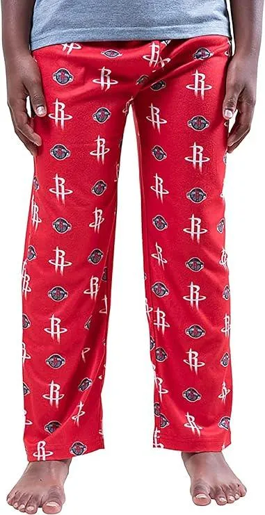 Ultra Game NBA Official Youth 2 Piece T-Shirt & Lounge Pants Pajama Set, Houston Rockets, Boys Sizes|Houston Rockets