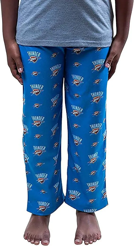 Ultra Game NBA Official Youth 2 Piece T-Shirt & Lounge Pants Pajama Set, Oklahoma City Thunder, Boys Sizes|Oklahoma City Thunder