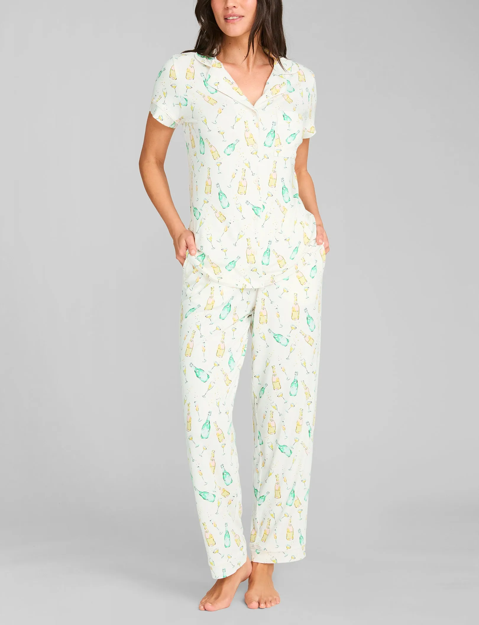 Women's Downtime Pajama Top & Pant Set