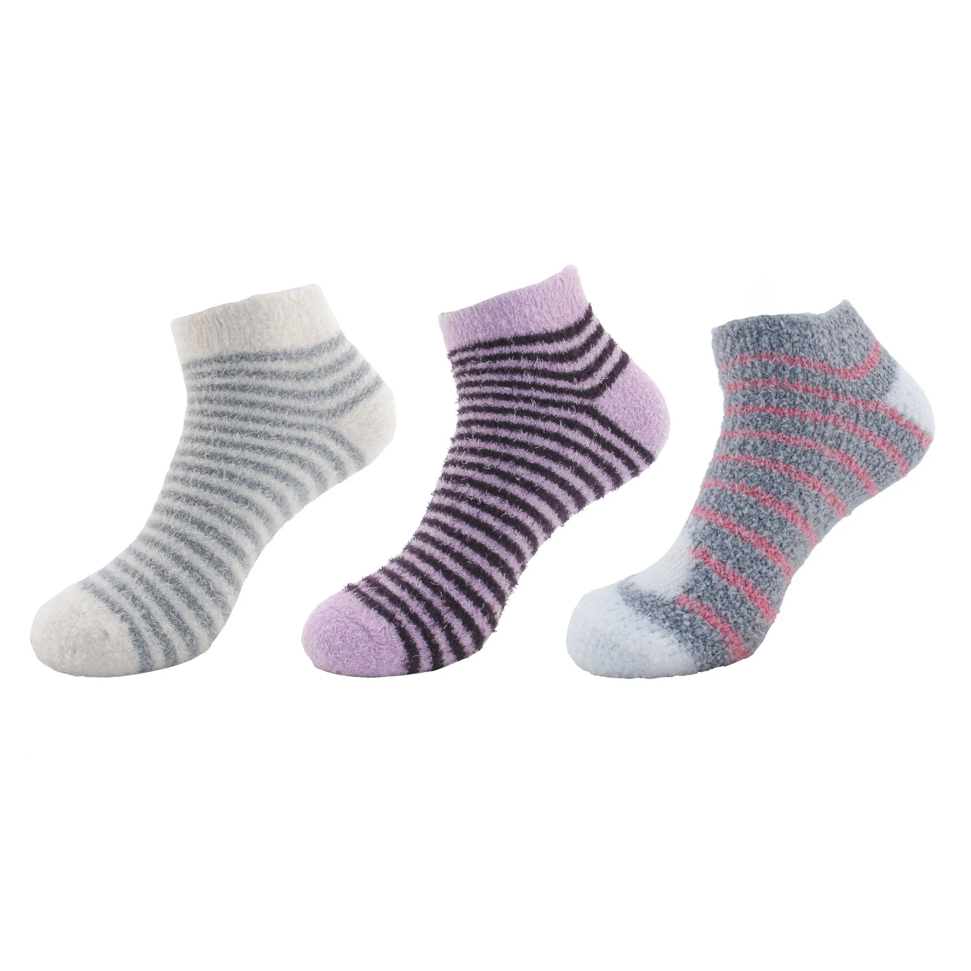 Women's Fuzzy Feather Yarn Soft Warm Ankle Socks