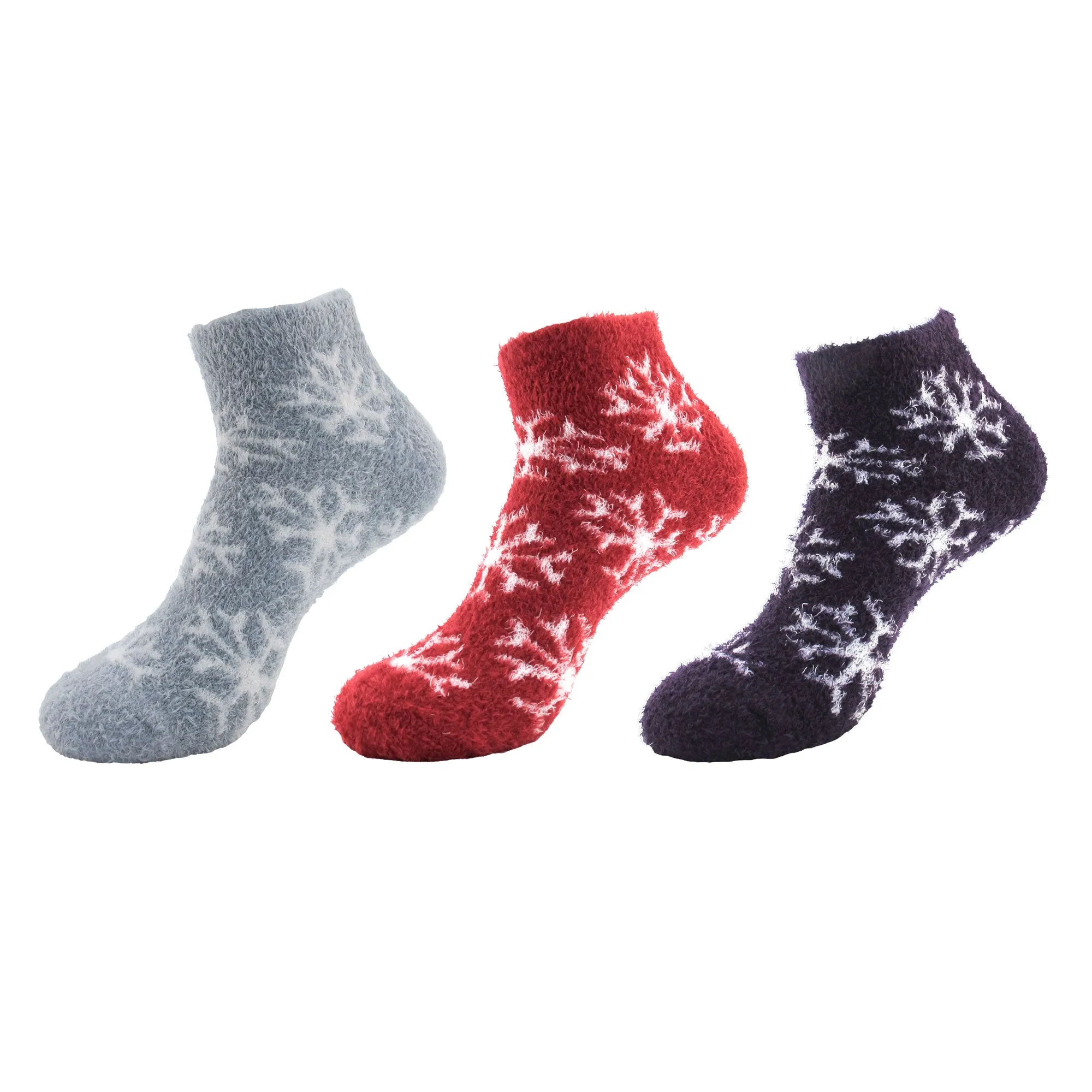 Women's Fuzzy Feather Yarn Soft Warm Ankle Socks