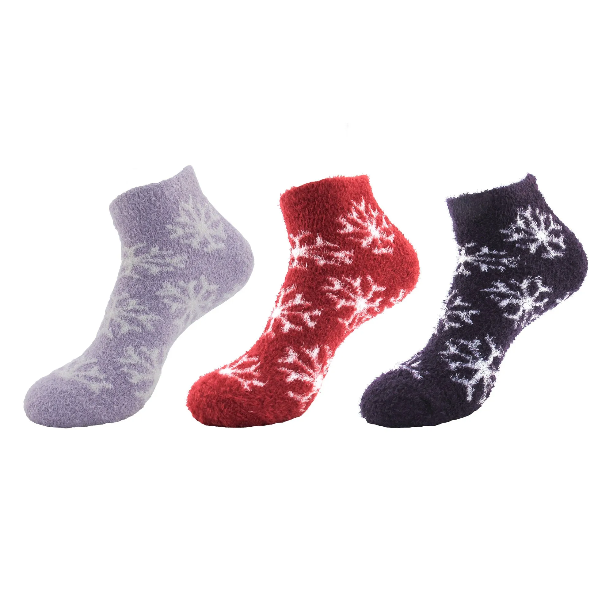 Women's Fuzzy Feather Yarn Soft Warm Ankle Socks