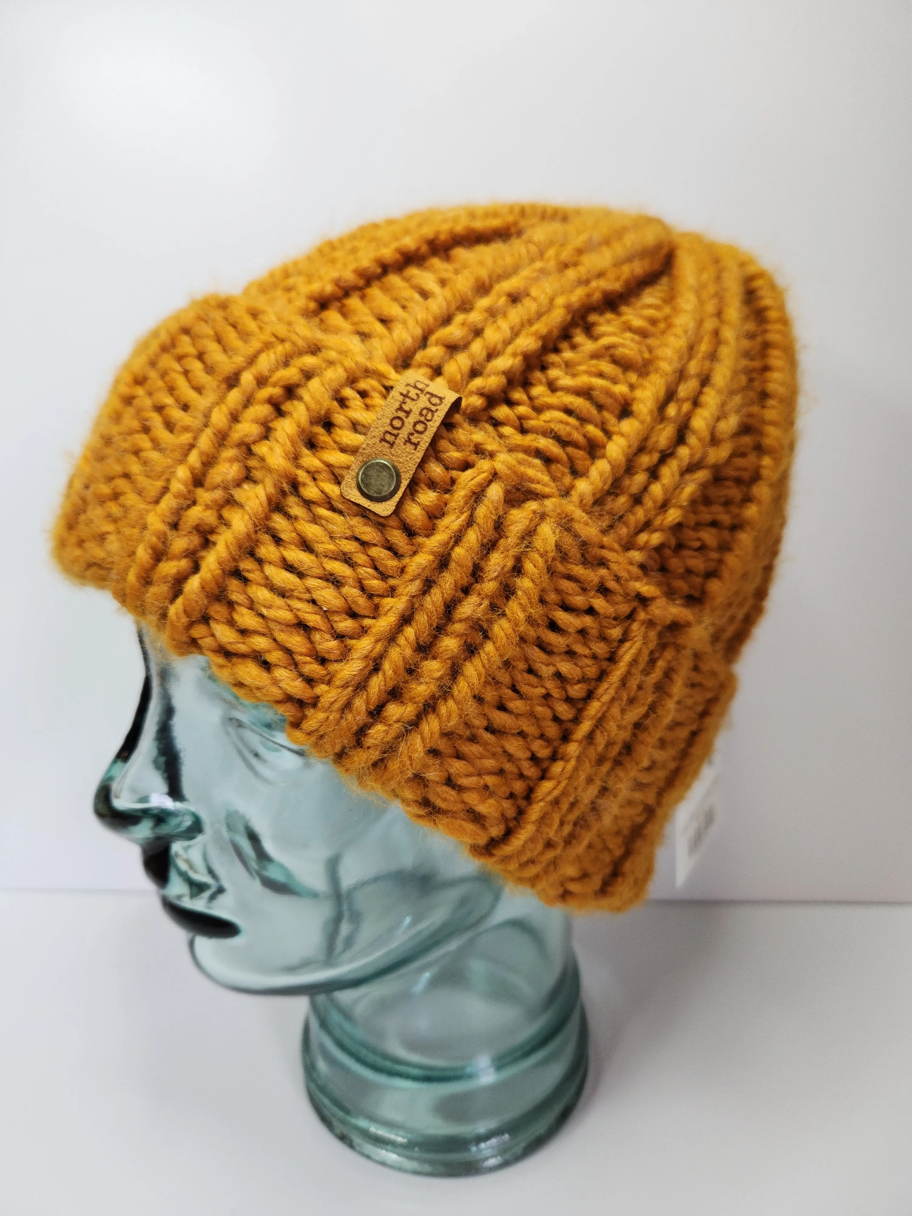 Wool Blend Folded Brim Hat