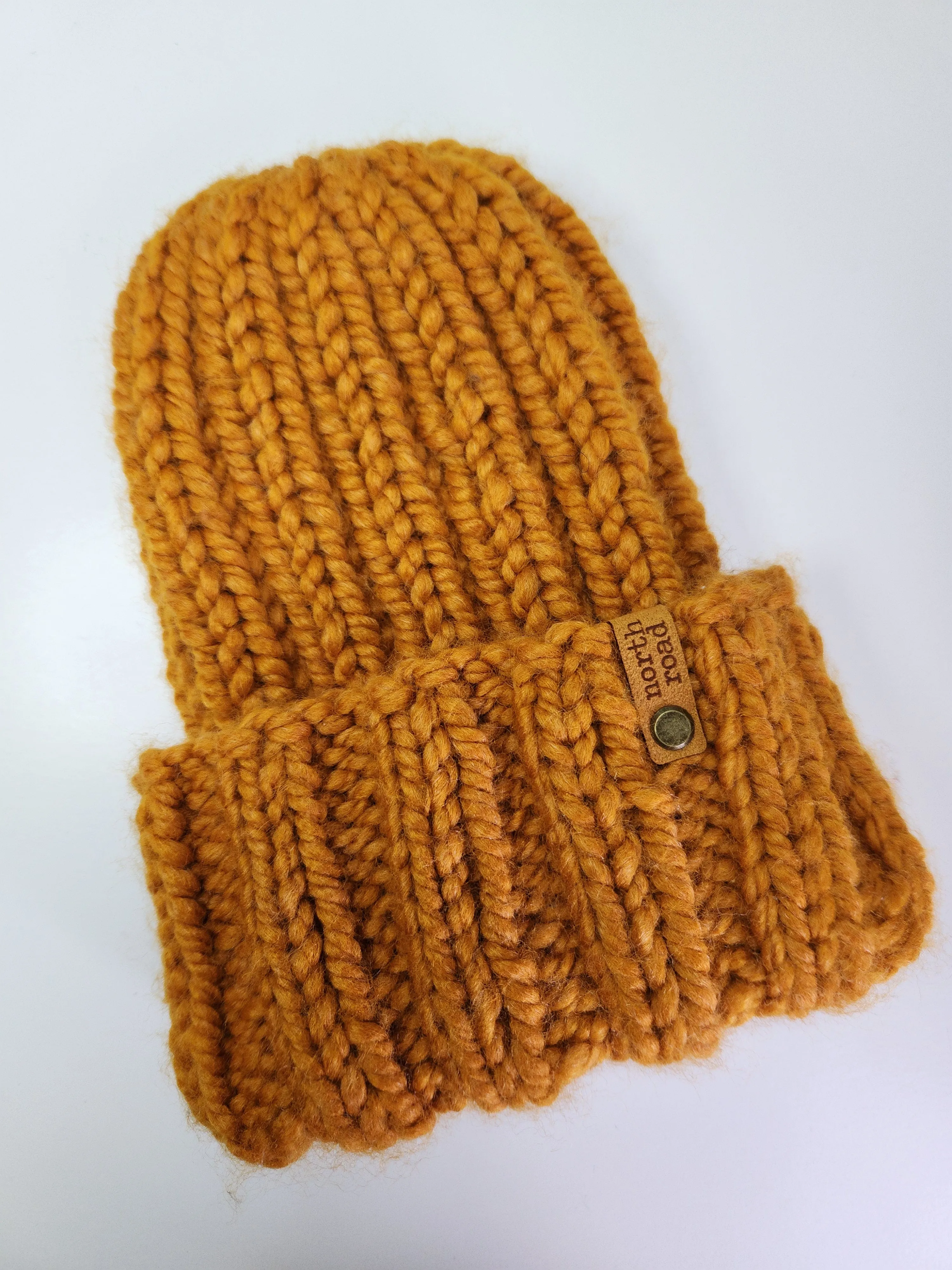 Wool Blend Folded Brim Hat